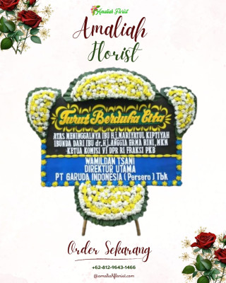 Papan Bunga Duka di Lampung Timur