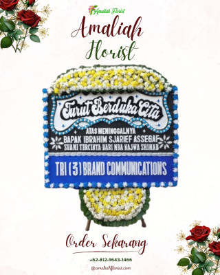 Papan Bunga Duka di Lampung Timur