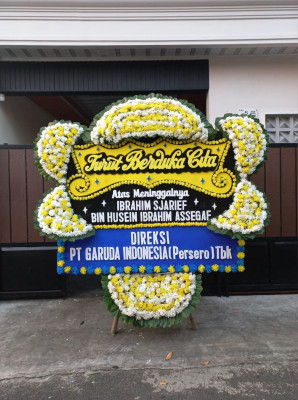 Papan Bunga Duka di Lampung Timur